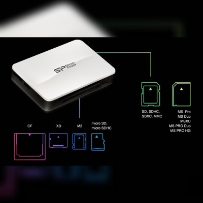 کارتخوان ( رم ریدر ) همه کاره سیلیکون پاور مدل Silicon Power All-In-One Card Reader USB 3.0