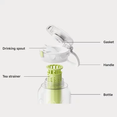 قمقمه ورزشی و بطری شیائومی مدل Sport Water Bottle یک لیتری