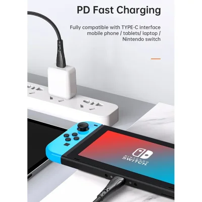 کابل شارژ تایپ سی 60 وات کوتاه مک دودو Mcdodo PD CA-7640 طول 20 سانتی متر