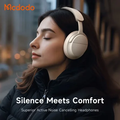 خرید و قیمت هدست بلوتوثی بی سیم مک دودو مدل Mcdodo ANC HP-142