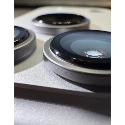 محافظ لنز دوربین آیفون 17 پرو و 17 پرو مکس یاقوت کبود بلوئو BLUEO Sapphire Crystal iPhone 17 Pro/17 Pro Max