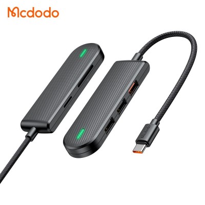 هاب 5 خروجی با کابل تایپ سی مک دودو مدل Mcdodo USB-C Hub HU-143
