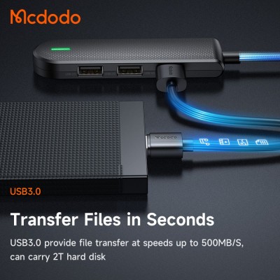 هاب 5 پورت تایپ سی مک دودو مدل Mcdodo USB-C Hub HU-143