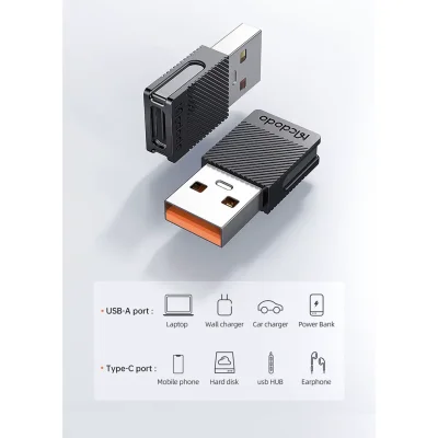 تبدیل تایپ سی به USB-A او تی جی مک دودو مدل Mcdodo OT-6970