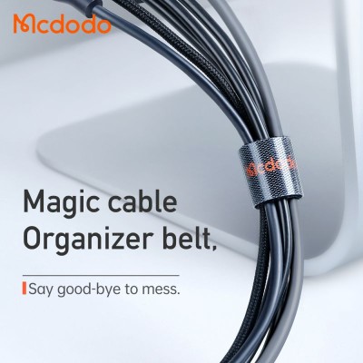 جمع کننده کابل و نظم دهنده سیم چسبی مک دودو مدل VS-096 طول 1 و 3 متری