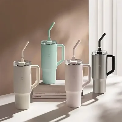 ماگ شیائومی Straw Mug MJXGB01RM / XMXGB01PL تراول ماگ 1 لیتری