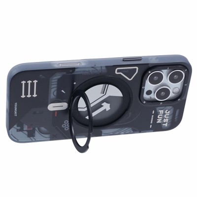 قاب آیفون 17 پرو مکس مگ سیف پایه هولدر یانگ کیت CyberPunk iPhone 17 Pro Max