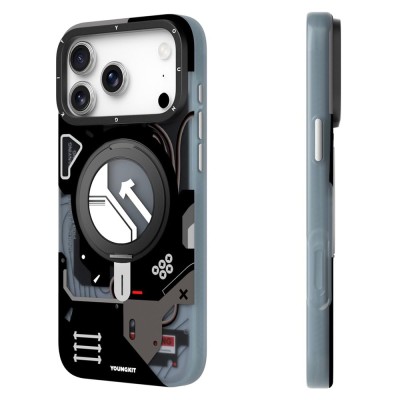 قاب آیفون 17 پرو مکس مگ سیف پایه هولدر یانگ کیت CyberPunk iPhone 17 Pro Max