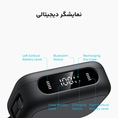 هندزفری بلوتوثی انکر مدل Soundcore P41i A3937 با نمایشگر دیجیتال