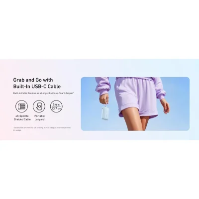 پاوربانک انکر 30 وات با کابل تایپ سی ظرفیت 20000 میلی آمپر ساعت Anker ZOLO A1689