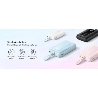 پاوربانک انکر 30 وات با کابل تایپ سی ظرفیت 20000 میلی آمپر ساعت Anker ZOLO A1689