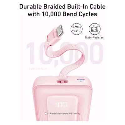 پاوربانک انکر 30 وات با کابل تایپ سی ظرفیت 20000 میلی آمپر ساعت Anker ZOLO A1689