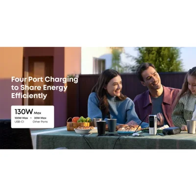 پاوربانک 165 وات 4 خروجی انکر مدل Anker A1695 ظرفیت 25000 میلی آمپر