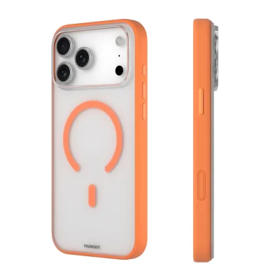 کاور مگ سیف شفاف یانگ کیت مدل Clear Series MagSafe مناسب آیفون 17 پرومکس اپل iPhone 17 Pro Max