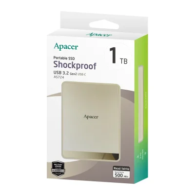 هارد اکسترنال 1 ترابایت اس اس دی اپیسر Apacer SSD 1TB AS724