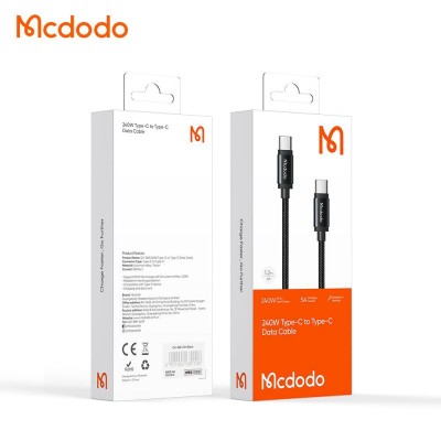 کابل شارژ تایپ سی به تایپ سی 240 وات مک دودو Mcdodo CA-3680 طول 1.2 متر