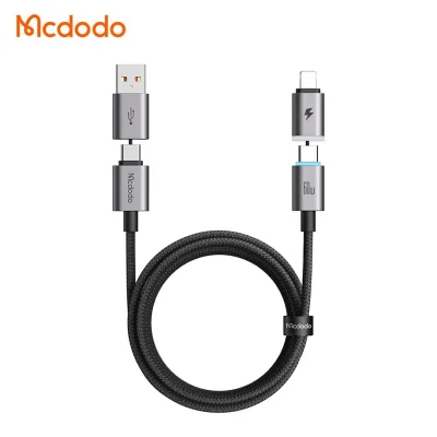 کابل شارژ چند سر 4 کاره 60 وات مک دودو Mcdodo USB-C CA-6560 طول 1.2 متر