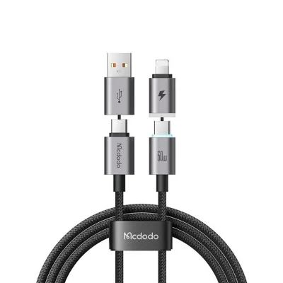 کابل شارژ چند سر 4 کاره 60 وات مک دودو Mcdodo USB-C CA-6560 طول 1.2 متر