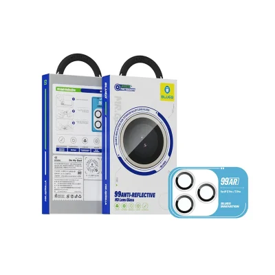 محافظ لنز دوربین آیفون 17 پرو و 17 پرو مکس ضد انعکاس نور بلوئو BLUEO Anti-Reflective iPhone 17 Pro/17 Pro Max