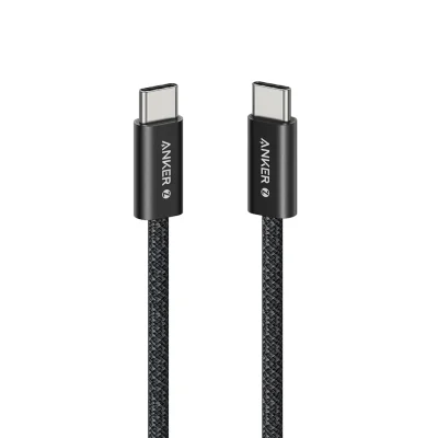 کابل شارژ تایپ C انکر 240 وات مدل Anker ZOLO USB-C A8060 طول 1 متر