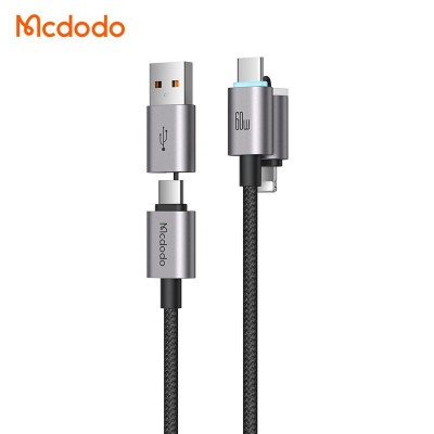 کابل شارژ چند سر 4 کاره 60 وات مک دودو Mcdodo USB-C CA-6560 طول 1.2 متر