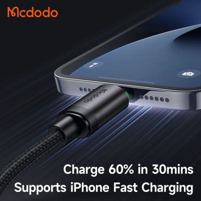 کابل تبدیل تایپ سی به لایتنینگ مک دودو مدل Mcdodo Lightning 36W CA-4820 طول 1 متر
