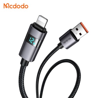کابل شارژ آیفون لایتنینگ 3 آمپر کارپلی مک دودو مدل Mcdodo CA-649 طول 1.2 متر