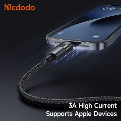 کابل تبدیل USB به لایتنینگ مک دودو مدل Mcdodo Lightning 3A CA-6490 طول 1.2 متر