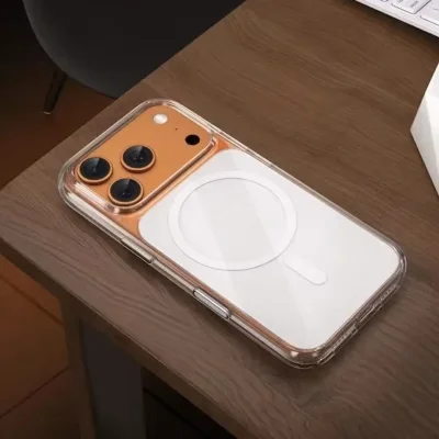 کاور شفاف کریستالی مگ سیف آیفون 17 پرو بلوئو BLUEO Crystal Pro Original Style iPhone 17 Pro