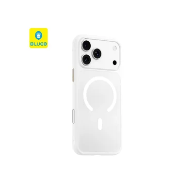 کاور آیفون 17 پرو مکس مات مگ سیف بلوئو BLUEO Skin Friendly Stain & Slip Resistant iPhone 17 Pro Max