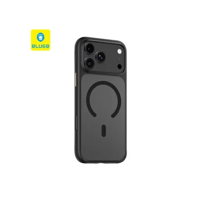 قاب آیفون 17 پرو نیمه شفاف مگ سیف بلوئو Blueo Skin Friendly Stain & Slip Resistant iPhone 17 Pro