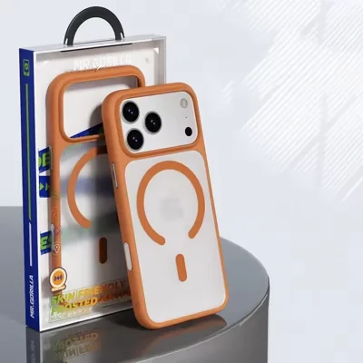 کاور آیفون 17 پرو مات مگ سیف بلوئو BLUEO Skin Friendly Stain & Slip Resistant iPhone 17 Pro