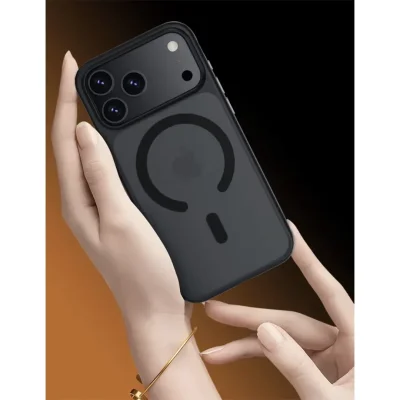 کاور آیفون 17 پرو مات مگ سیف بلوئو BLUEO Skin Friendly Stain & Slip Resistant iPhone 17 Pro