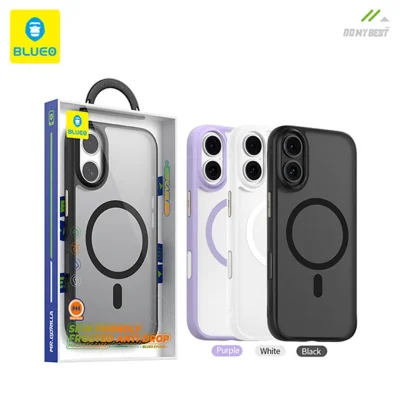 قاب آیفون 17 نرمال مگ سیف بلوئو Blueo Skin Friendly Stain & Slip Resistant iPhone 17