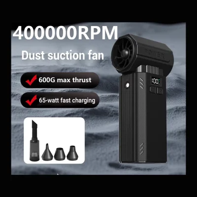 جت فن شارژی دمنده و مکنده با کیت جارو برقی Turbine Fan SY-40 اصلی