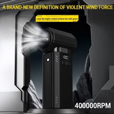 جت فن شارژی دمنده و مکنده با کیت جارو برقی Turbine Fan SY-40 اصلی