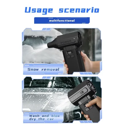 جت فن شارژی دمنده و مکنده با کیت جارو برقی Turbine Fan SY-40 اصلی