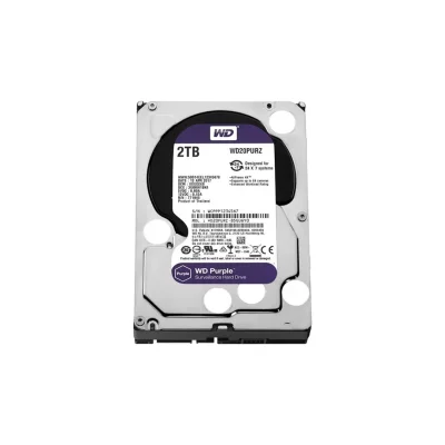 هارد دیسک اینترنال وسترن دیجیتال مدل Purple WD20PURZ ظرفیت 2 ترابایت