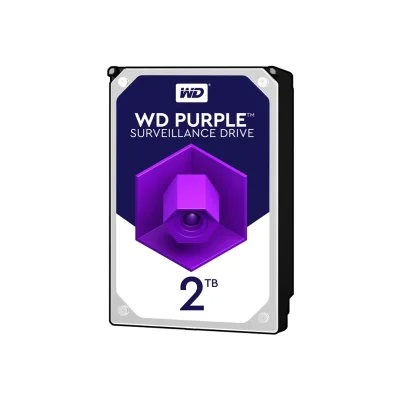 هارد دیسک اینترنال وسترن دیجیتال مدل Purple WD20PURZ ظرفیت 2 ترابایت