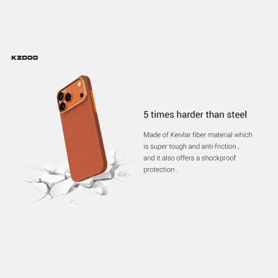 قاب مگ سیف کولار کی زد دوو KZDOO Keivlar Explorer مناسب آیفون 17 پرو مکس iPhone 17 Pro Max