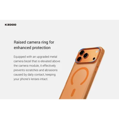 خرید و قیمت کاور مات مگ سیف کی زد دوو مدل KZDOO MATGUARD مناسب آیفون 17 پرو مکس اپل iPhone 17 Pro Max