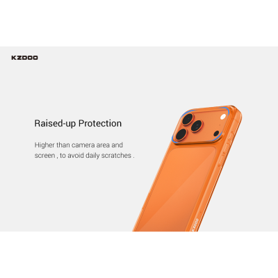 کاور شفاف گاردین کی‌ زد دوو مدل KZDOO GUARDIAN مناسب آیفون 17 پرو اپل iPhone 17 Pro