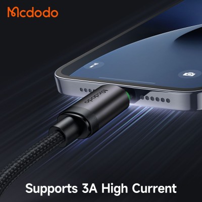کابل تبدیل USB به لایتنینگ مک دودو مدل Mcdodo Lightning 3A CA-2030 طول 1 متر