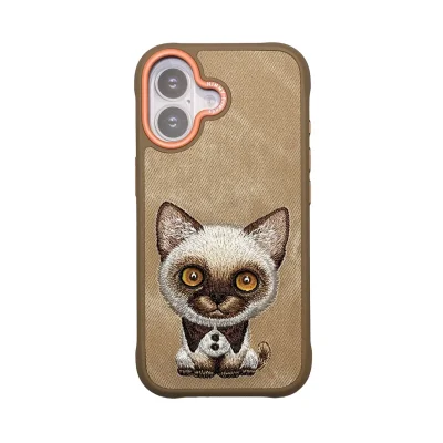 قاب آیفون 17 نرمال فانتزی نیمی Big Eyes Cute Pet iPhone 17