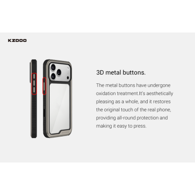 قاب کی زد دوو KZDOO ARES SPORT مناسب آیفون 17 پرو مکس iPhone 17 Pro Max