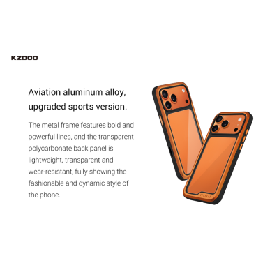 قاب کی زد دوو KZDOO ARES SPORT مناسب آیفون 17 نرمال iPhone 17