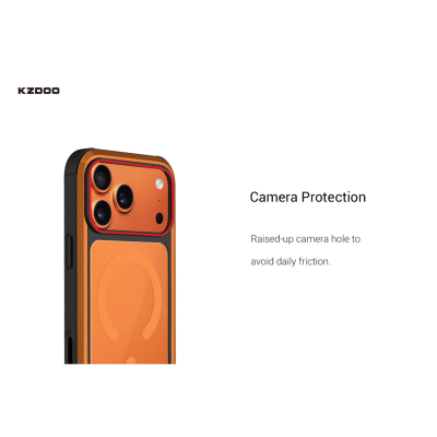 قاب مگ سیف کی زد دوو KZDOO MAG ARES مناسب آیفون 17 نرمال iPhone 17
