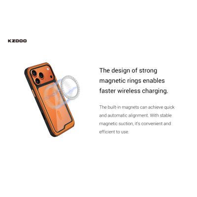 قاب مگ سیف کی زد دوو KZDOO MAG ARES SPORT مناسب آیفون 17 نرمال iPhone 17