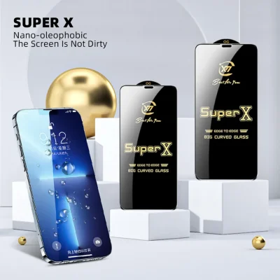 گلس آیفون 12 پرو مکس شفاف آنتی استاتیک مدل ESD OG Super X iPhone 12 Pro Max