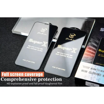 گلس آیفون 12 پرو مکس شفاف آنتی استاتیک مدل ESD OG Super X iPhone 12 Pro Max